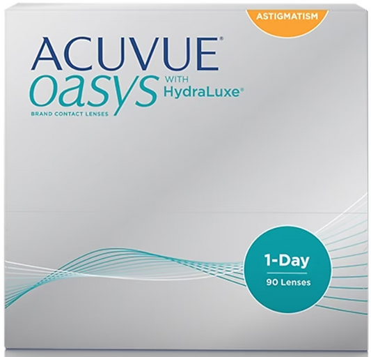 ACUVUE® OASYS 1-Day with HydraLuxe® Technology for ASTIGMATISM